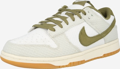 Nike Sportswear Matalavartiset tennarit 'Dunk' värissä vaaleanharmaa / oliivi / valkoinen, Tuotenäkymä