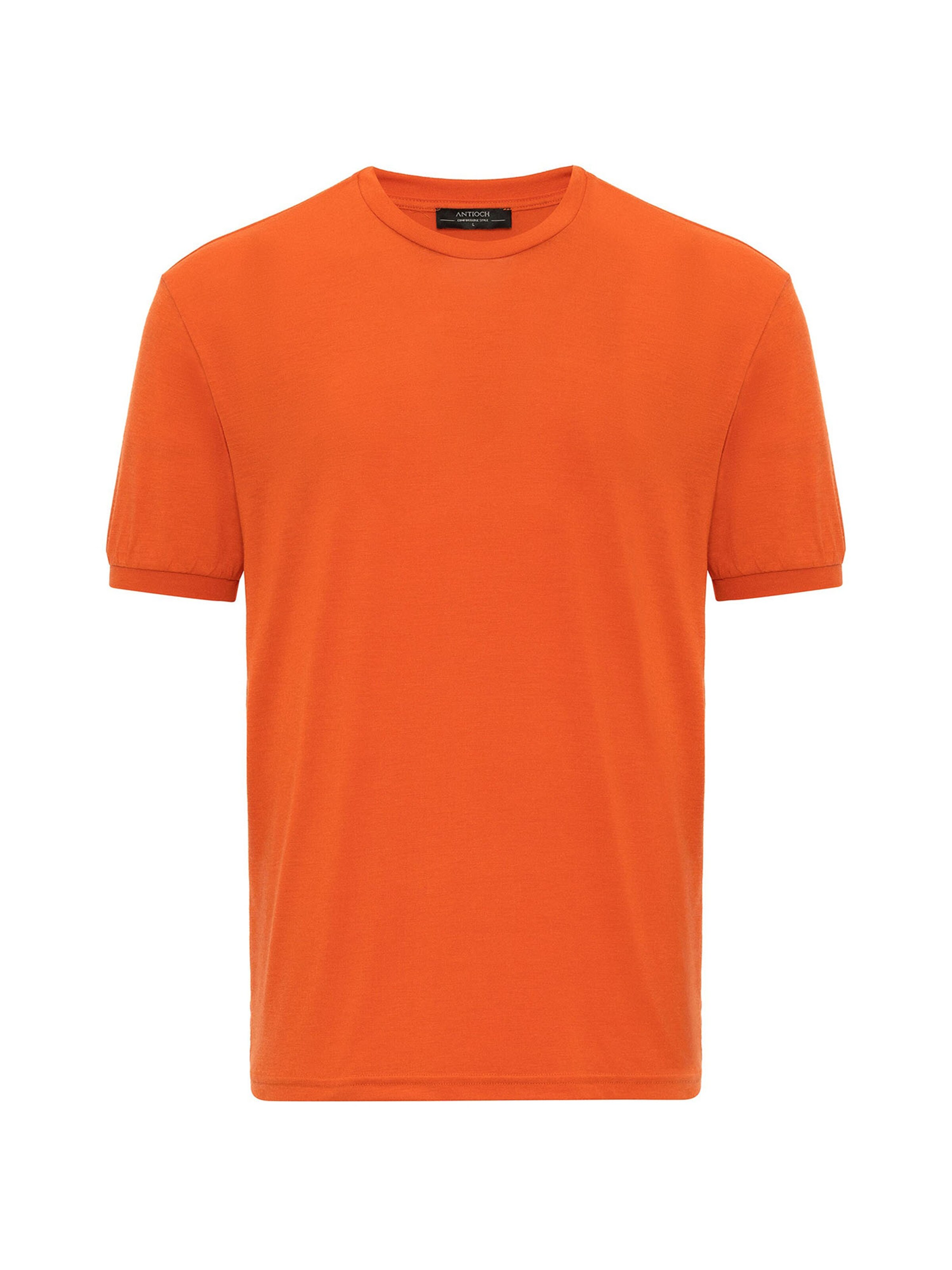 T-Shirt Antioch en orange : devant