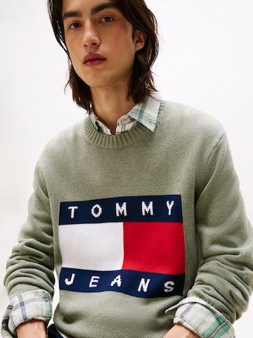 Tommy Jeans Свитер в Зеленый