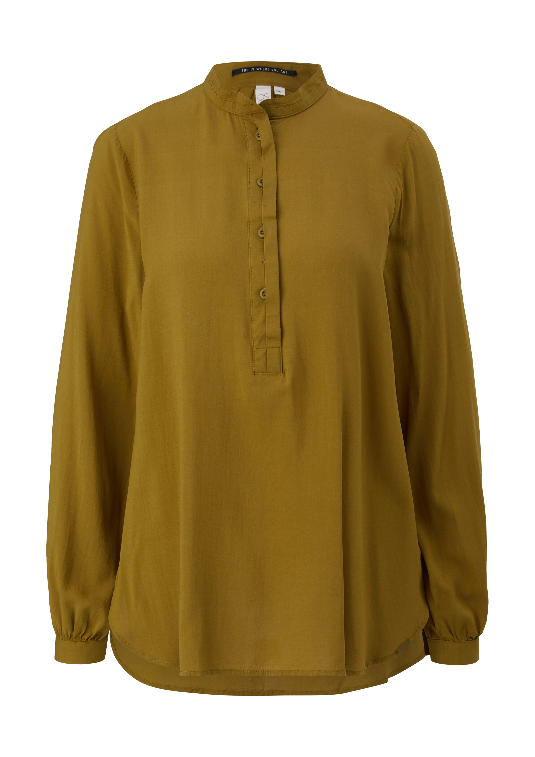 QS Blouse in Green: front