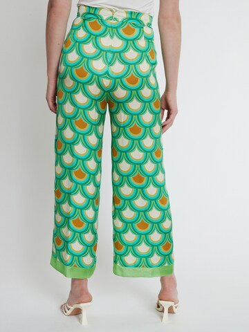 Ana Alcazar Wide leg Pleated Pants 'Kebly ' in Mixed colors