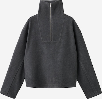 MANGO Sweatshirt 'CHILE' in Grijs: voorkant