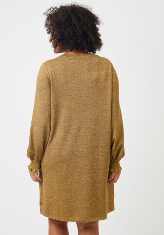 ADIA fashion Knitted dress in Brown