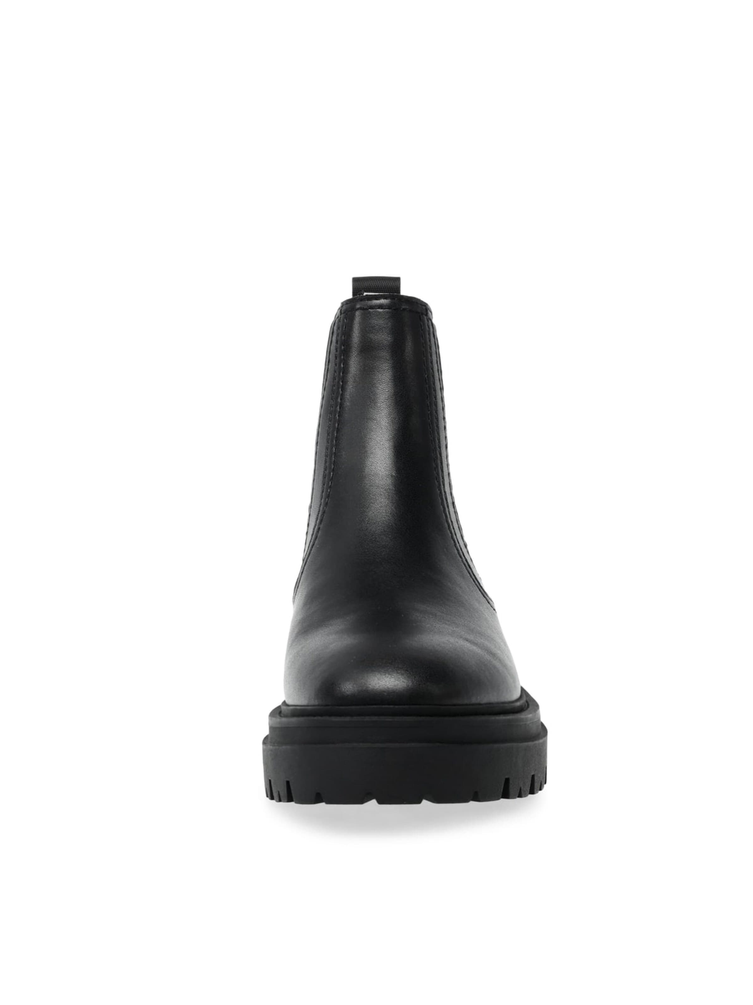 Stivale 'ASTUTE BLACK LEATHER' di STEVE MADDEN in nero