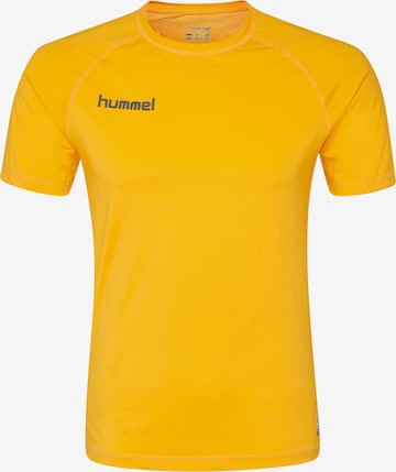 Hummel Performance Shirt in Yellow: front