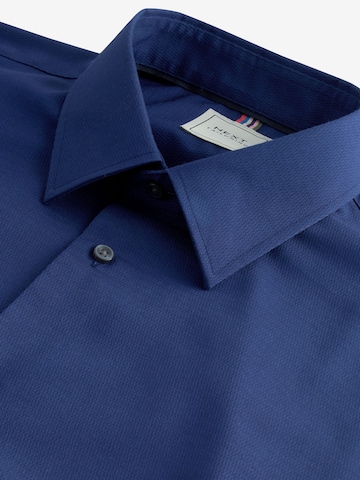 Next Regular fit Button Up Shirt in Blue