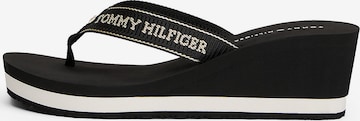 Sandales TOMMY HILFIGER en noir : devant