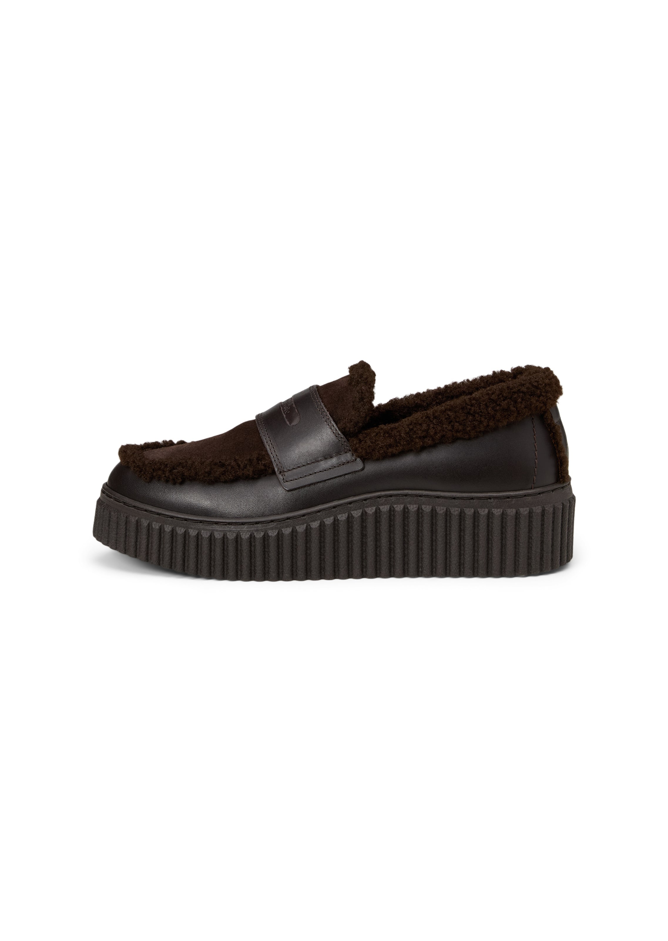 Marc O'Polo Slipper 'Bianca' in Braun: Seite