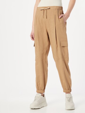 Effilé Pantalon cargo 'CASTA' Marella en beige : devant