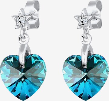 Boucles d'oreilles 'Herz' ELLI en bleu