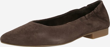 Ballerines Paul Green en marron : devant