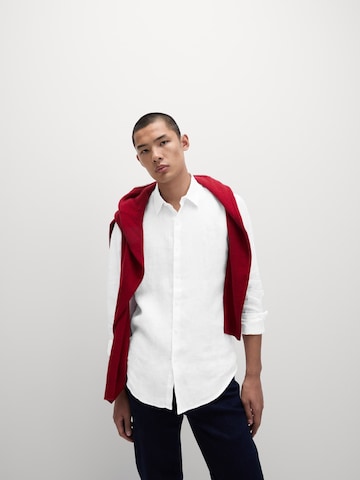 Slim fit Camicia di Marks & Spencer in bianco