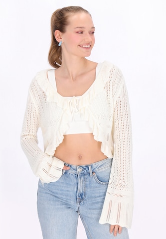 MYMO - Cárdigan en blanco: frente
