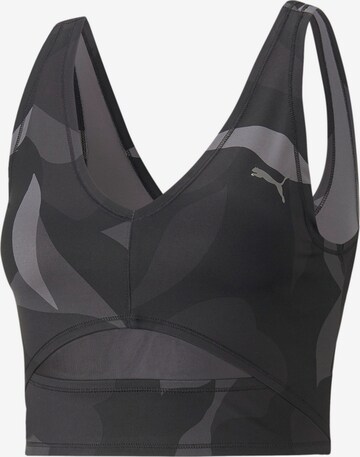 PUMA Sporttop in Zwart: voorkant