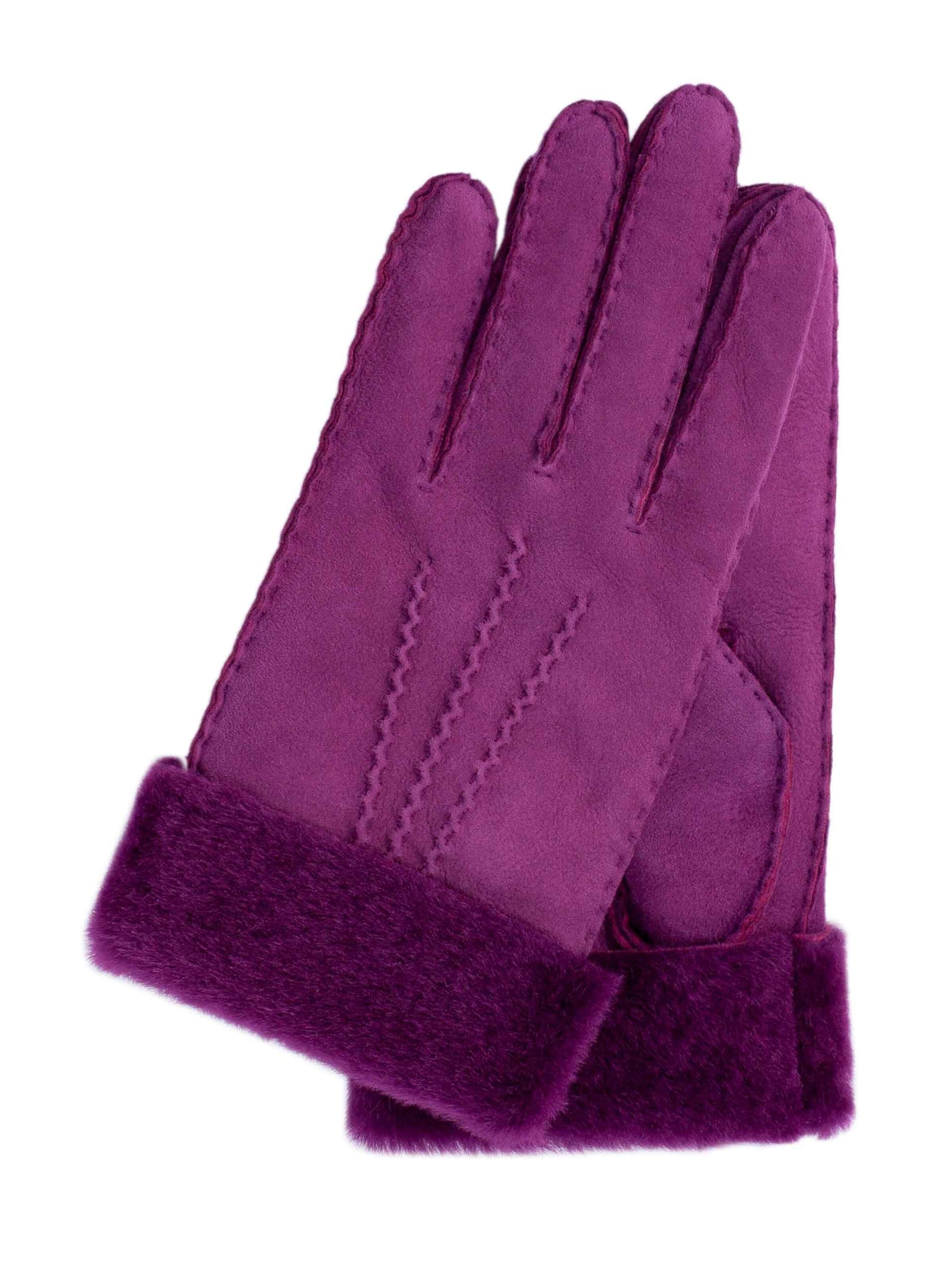 KESSLER Full Finger Gloves in Pink: front