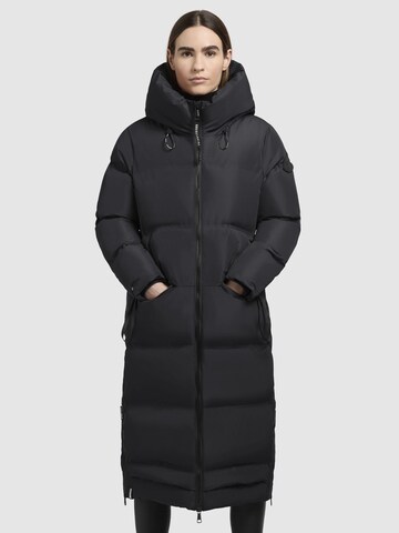 Cappotto invernale 'Aroma' di khujo in nero: frontale