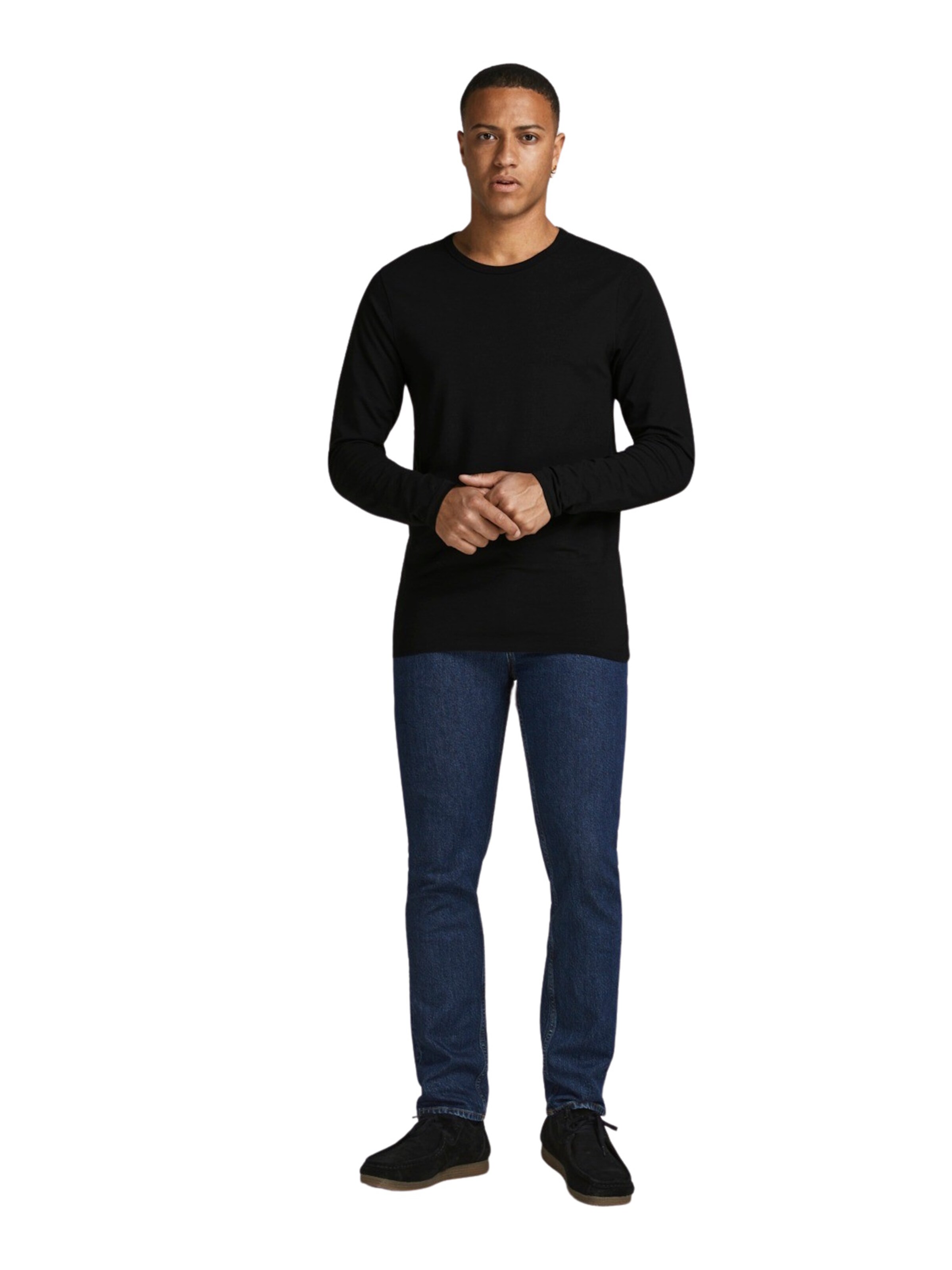 JACK & JONES Majica | črna barva