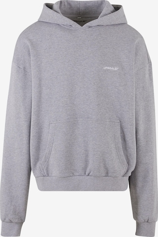 Sweat-shirt MT Upscale en gris : devant