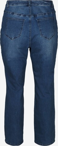 Zizzi Regular Jeans 'STRAIGHT' in Blau