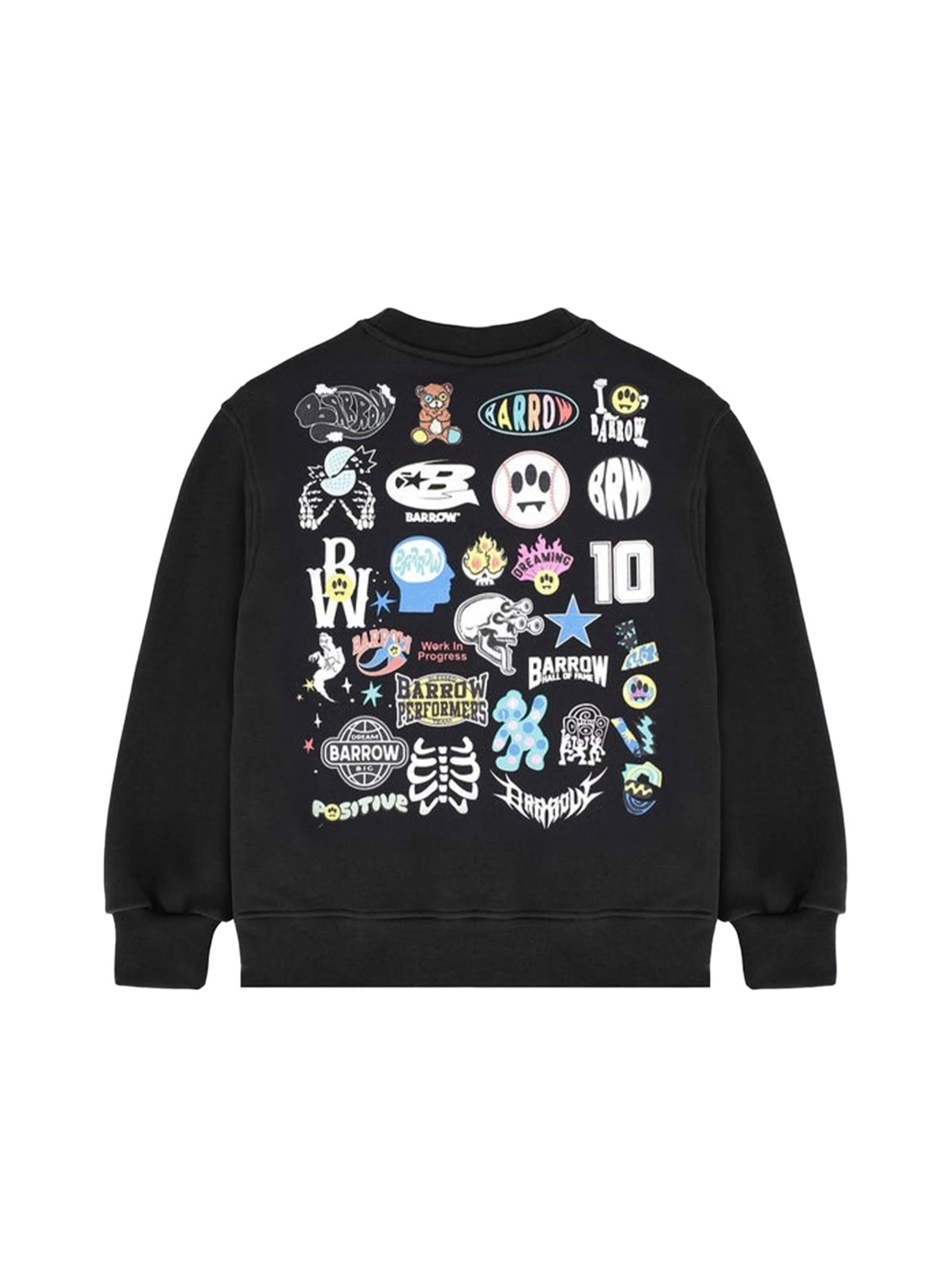 BARROW Sweatshirt in Zwart
