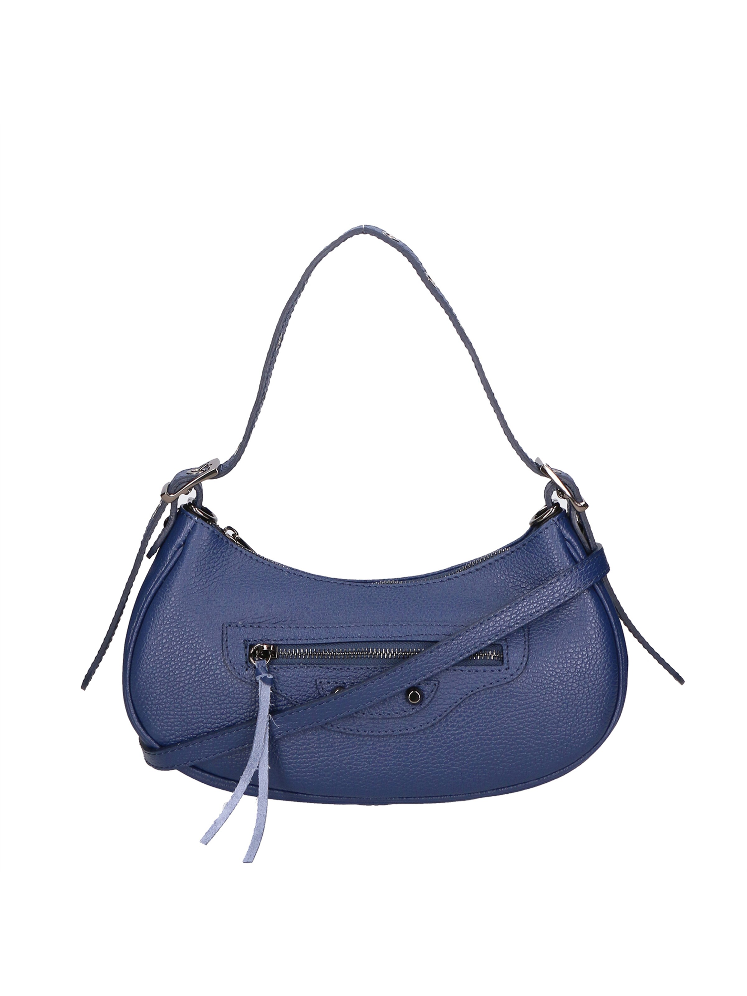 Borsa a spalla di Gave Lux in blu: frontale