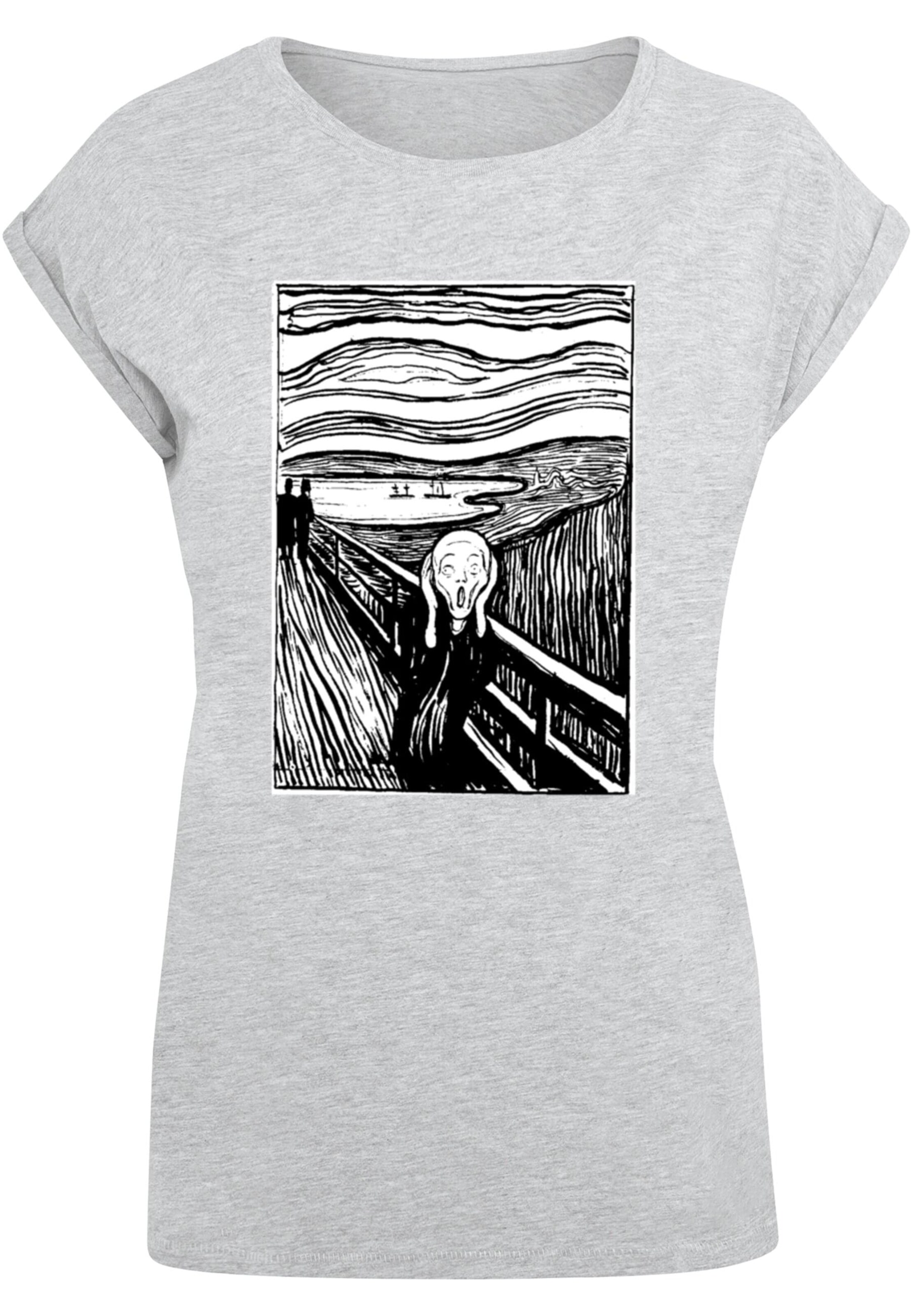 Merchcode Shirt 'APOH - Munch Lino' in Grey: front