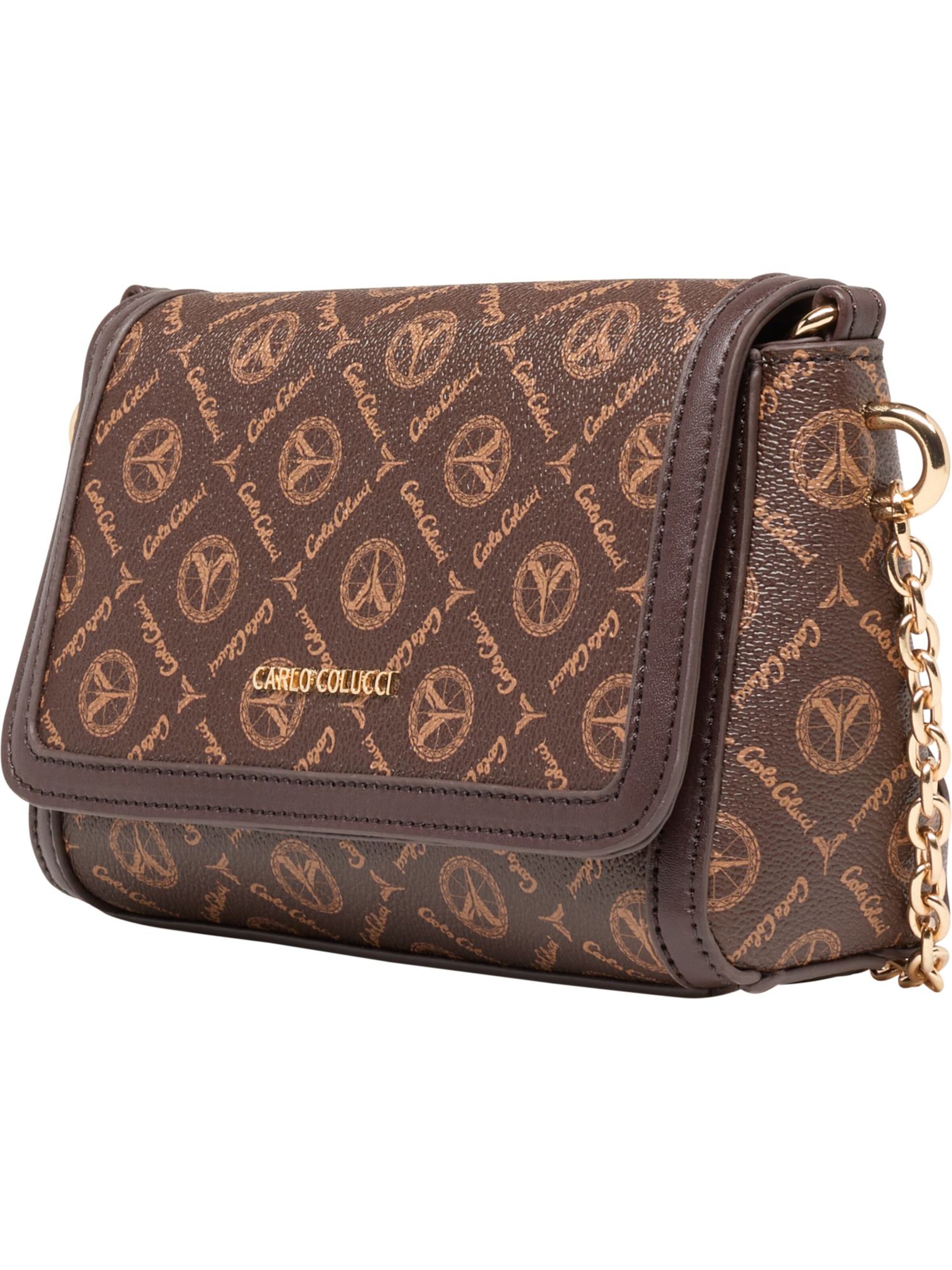 Carlo Colucci Schoudertas 'Delia' in Bruin