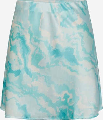 PIECES Skirt 'KERRA' in Turquoise / Pastel blue / Off white, Item view