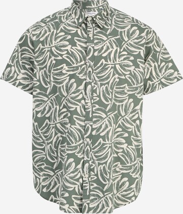 Jack & Jones Plus - Ajuste regular Camisa 'LAFAYETTE' en verde: frente