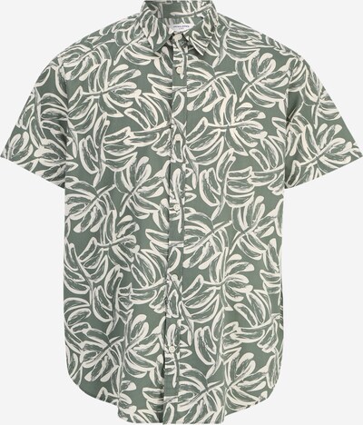 Jack & Jones Plus Button Up Shirt 'LAFAYETTE' in Beige / Dark green, Item view