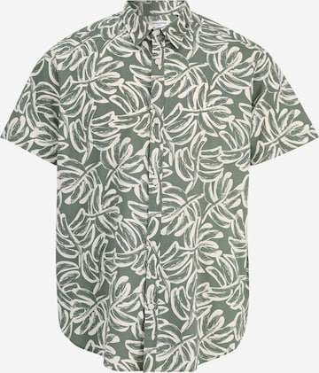 Jack & Jones Plus - Regular Fit Camisa 'LAFAYETTE' em verde: frente