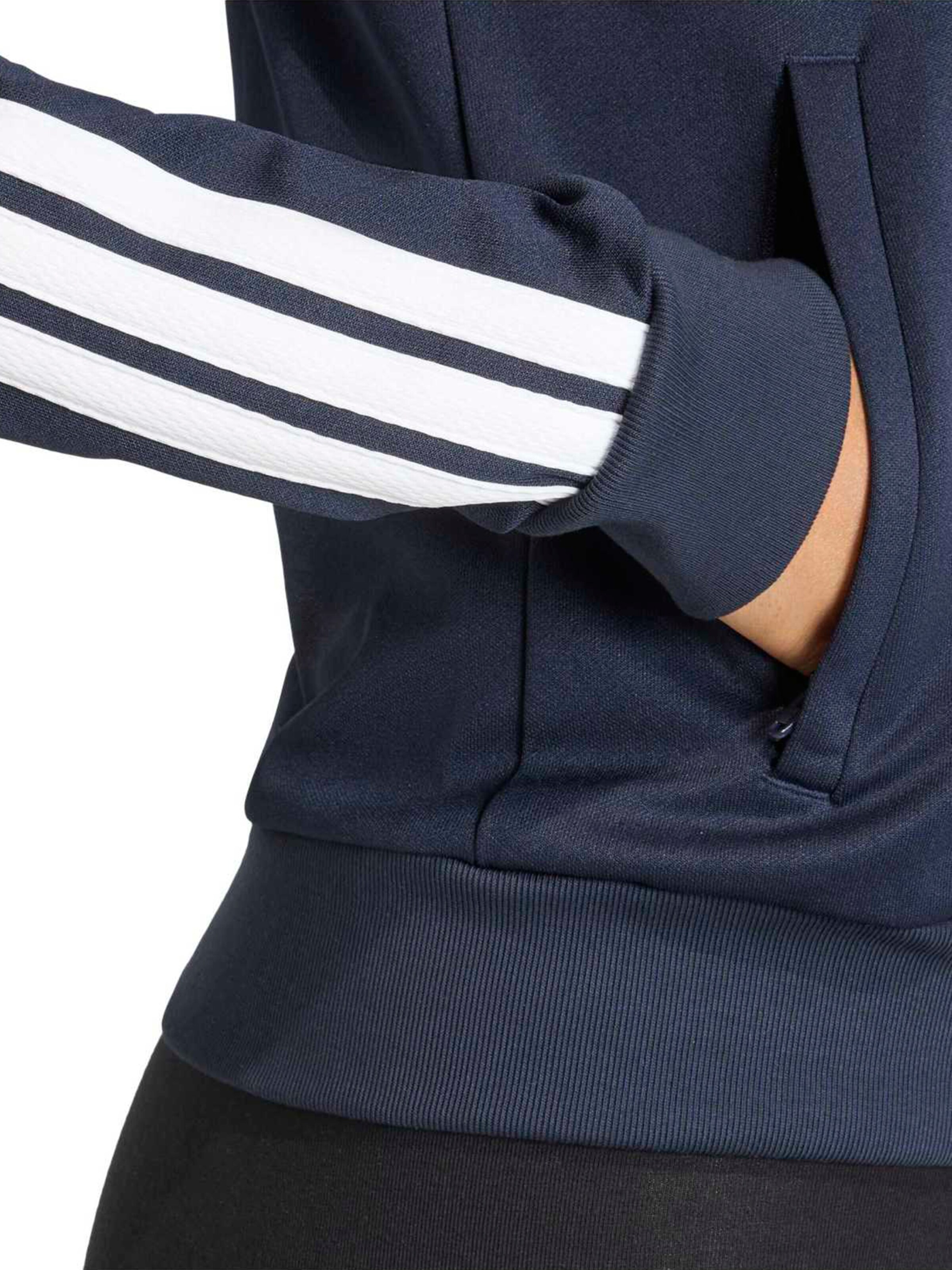 Bluză cu fermoar sport 'House Of Tiro' de la ADIDAS SPORTSWEAR pe albastru