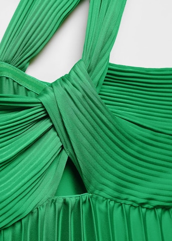 MANGOVečernja haljina 'claudi' - zelena boja