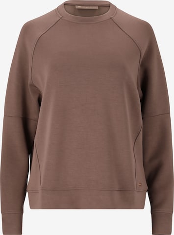 Athlecia Athletic Sweatshirt 'Jacey' in Brown: front