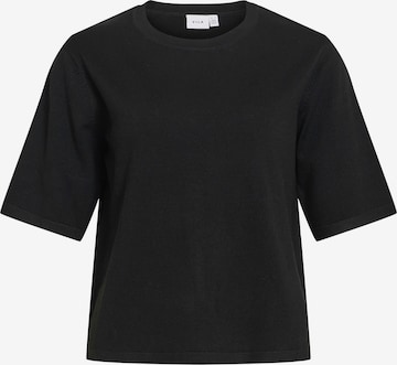 VILA Pullover 'VIMalu' in Schwarz: Vorderseite