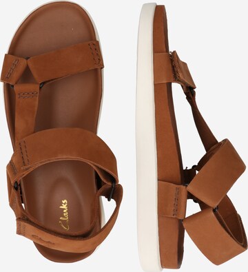 CLARKS Sandalen 'Sunder Range' in Bruin