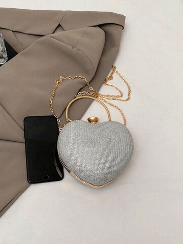 Tomshop24-7 Clutch 'Bella Herz'‌ in Silber