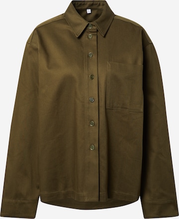 A LOT LESS Between-Season Jacket 'Lana' in Green: front