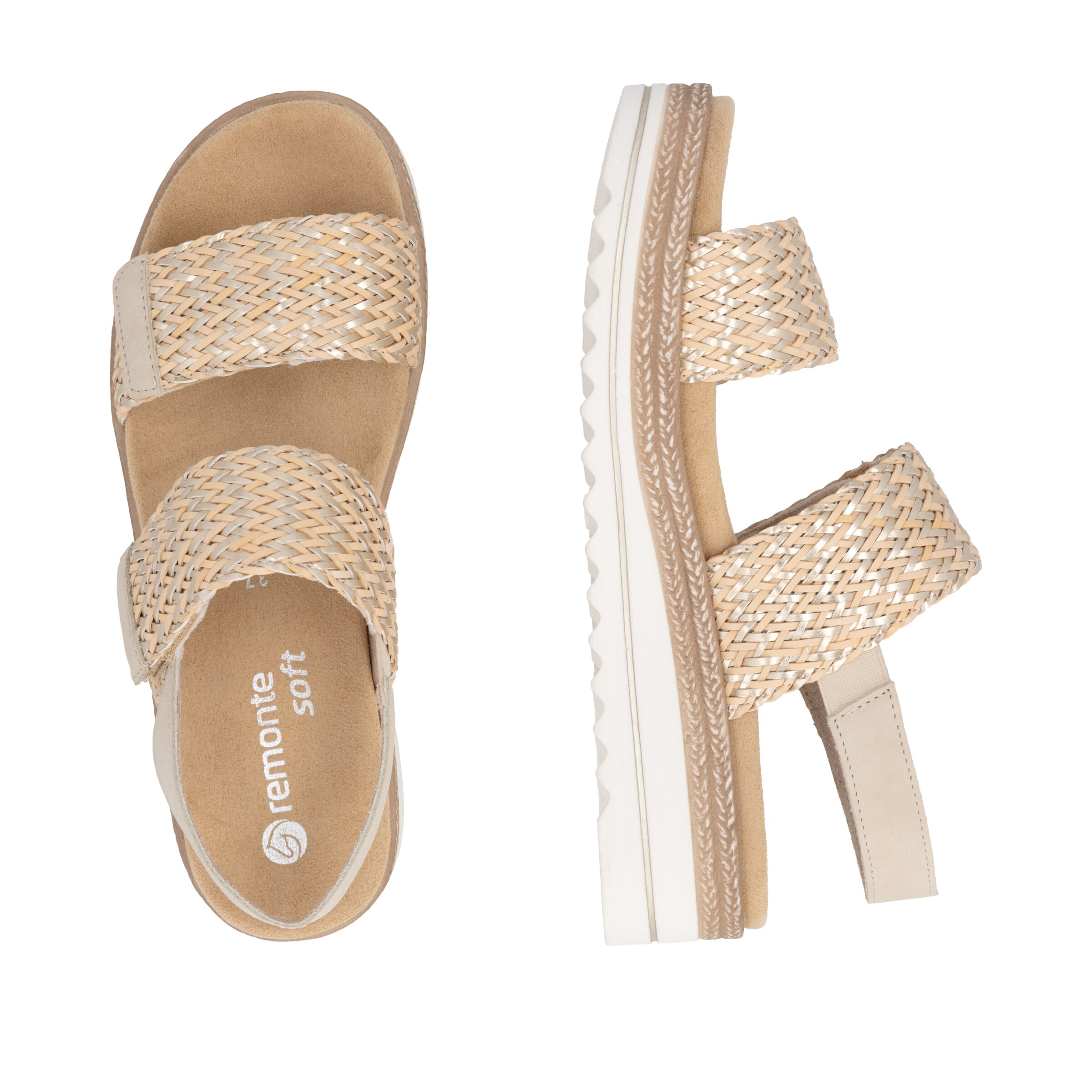 Sandales REMONTE en argent