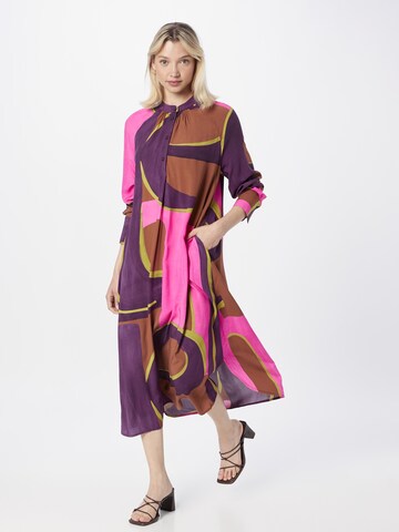 Robe Emily Van Den Bergh en mélange de couleurs