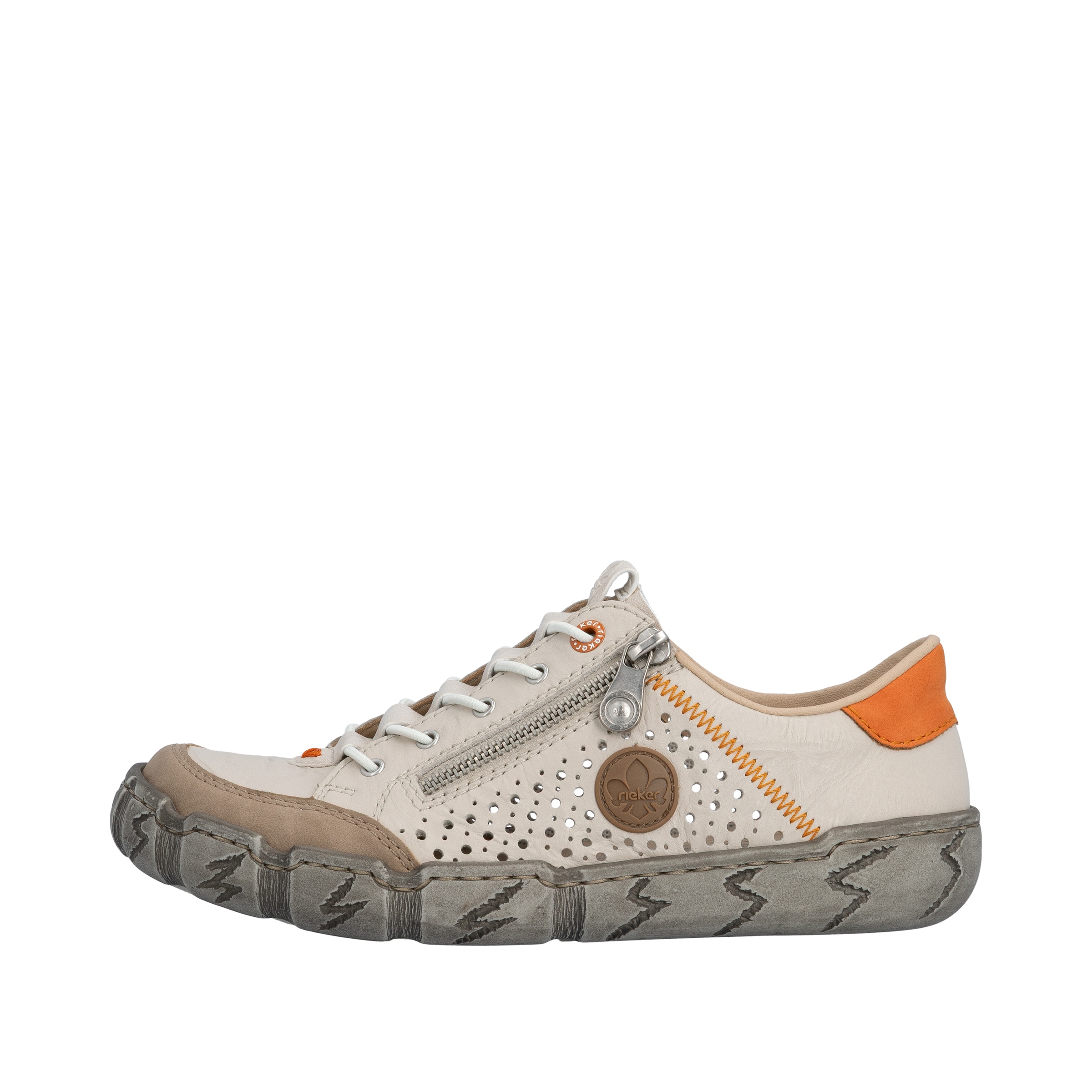 Rieker Schnürschuh in Beige