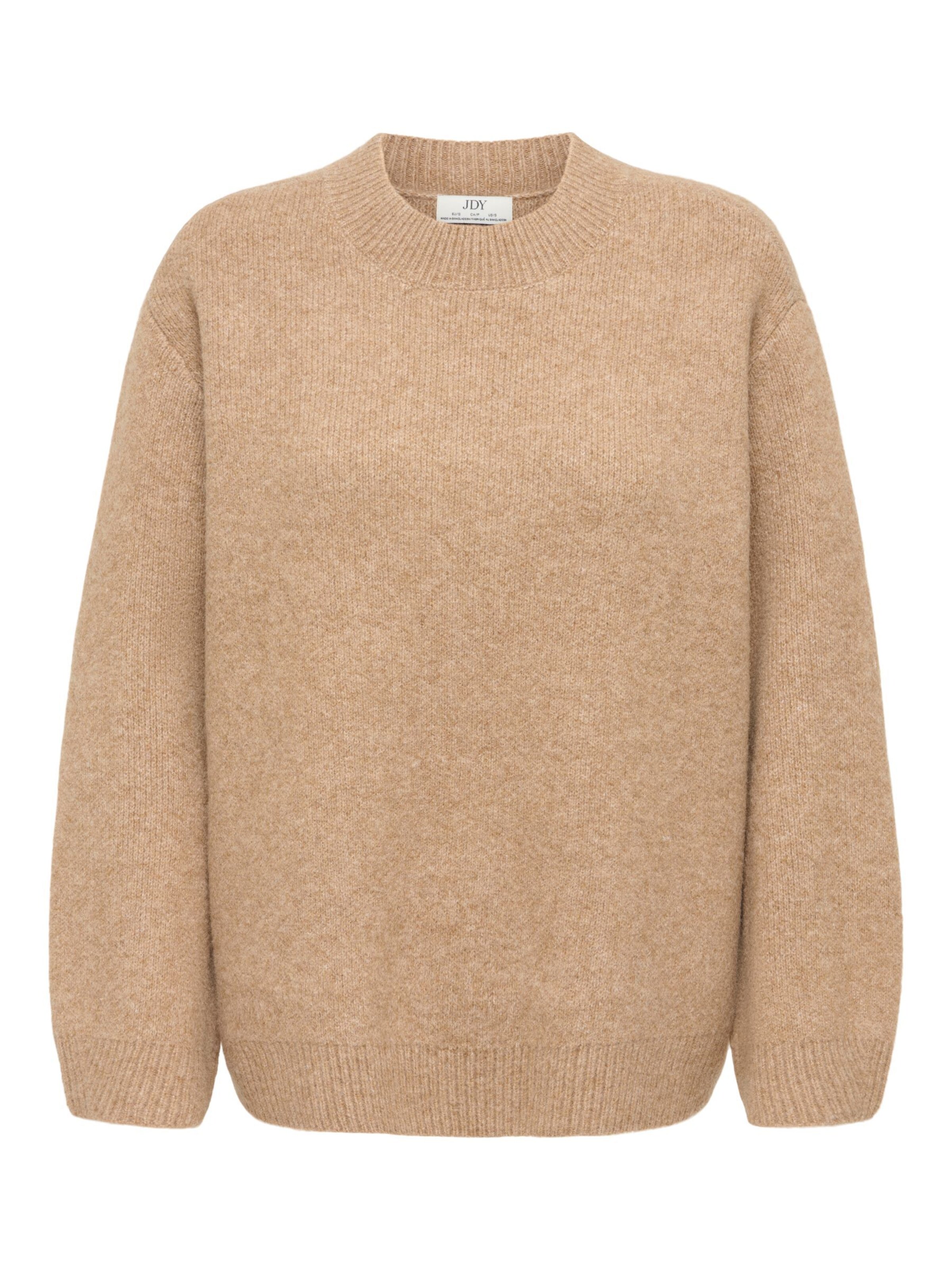 JDY Pullover 'JDYKimie' in S in camel, Produktansicht
