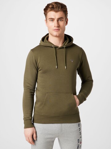 Sweat-shirt GANT en vert : devant