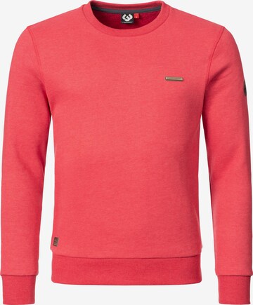 Ragwear Sweatshirt 'Indie' in Red: front
