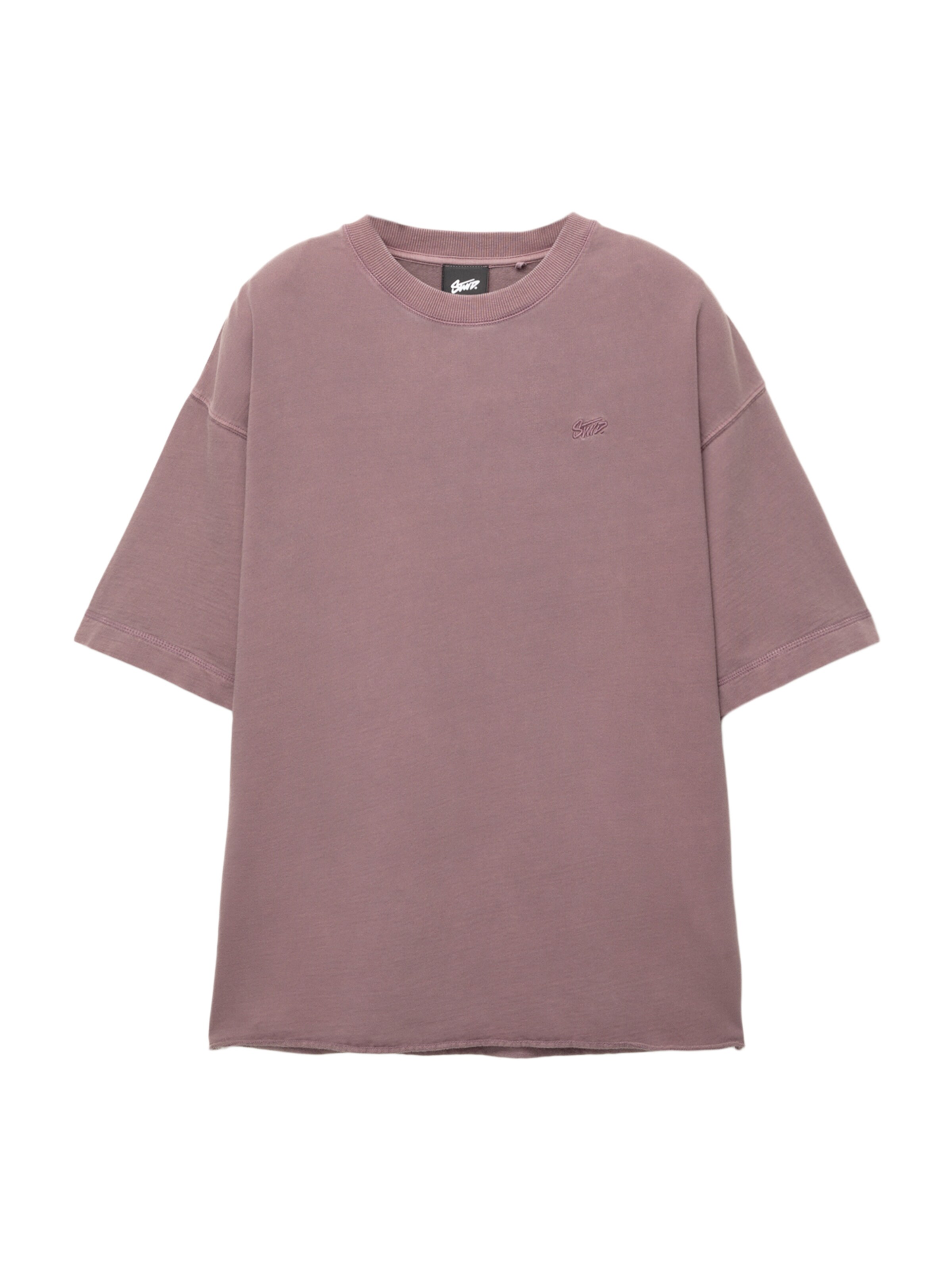 Pull&Bear Shirt 'STWD' in Lila: voorkant