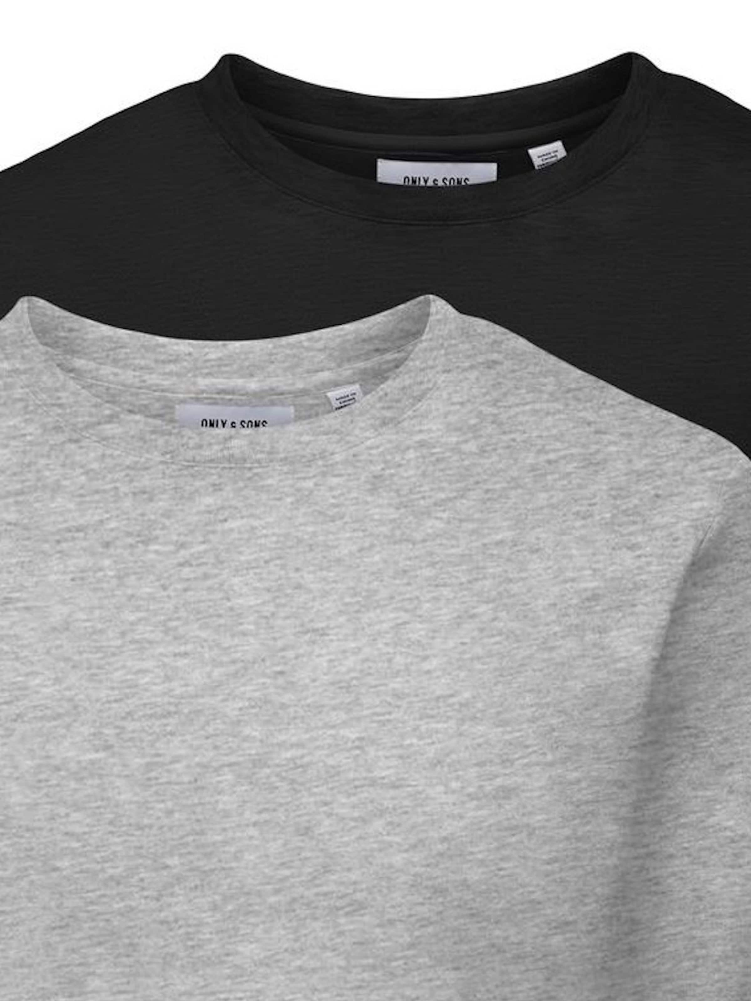 Only & Sons Sweatshirt 'Chase' in Grey