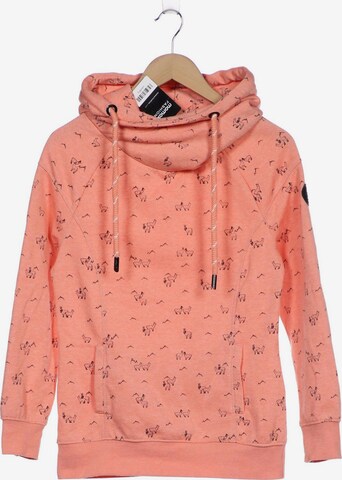 ONLY Sweatshirt & Zip-Up Hoodie in M in Pink: front