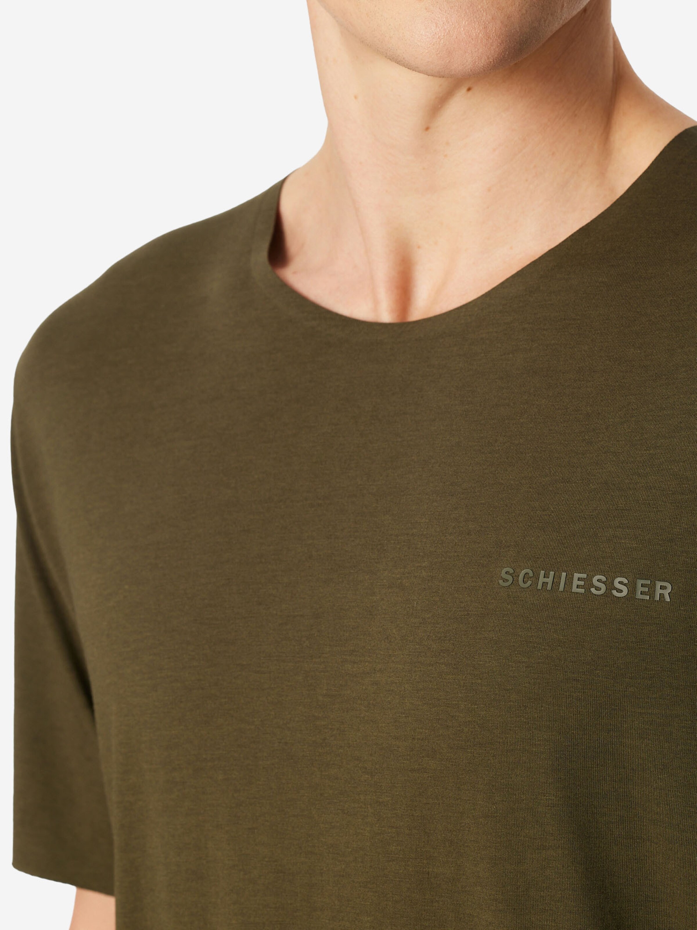 SCHIESSER Shorty ' Modern Bonded ' in Grün