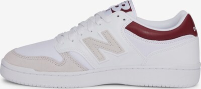 new balance Sneakers laag '480' in de kleur Ecru / Bourgogne / Wit, Productweergave
