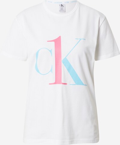Calvin Klein Underwear Pidžaamasärk helesinine / roosa / valge, Tootevaade